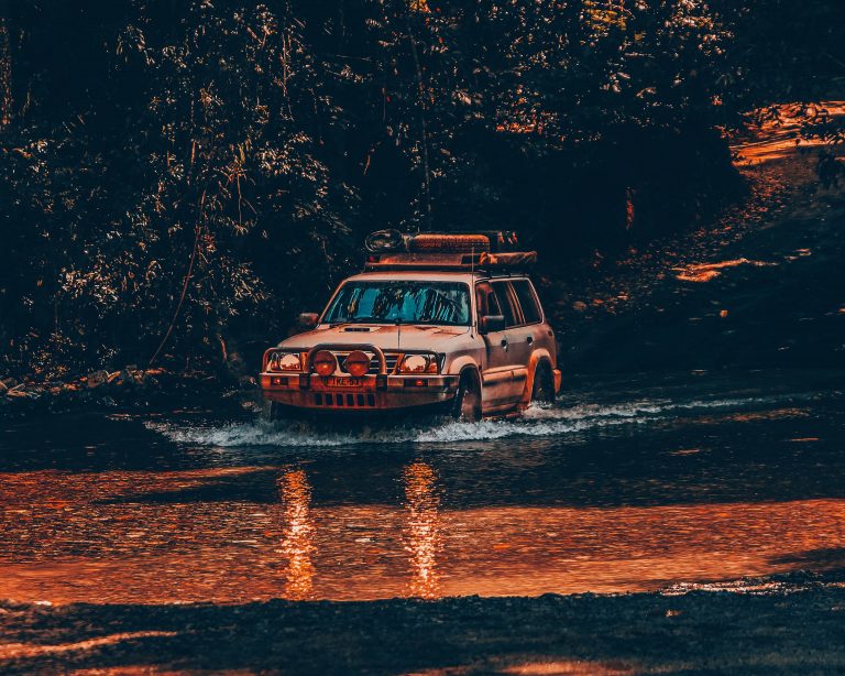 diesel tuning Coolum - SUV crossing a river