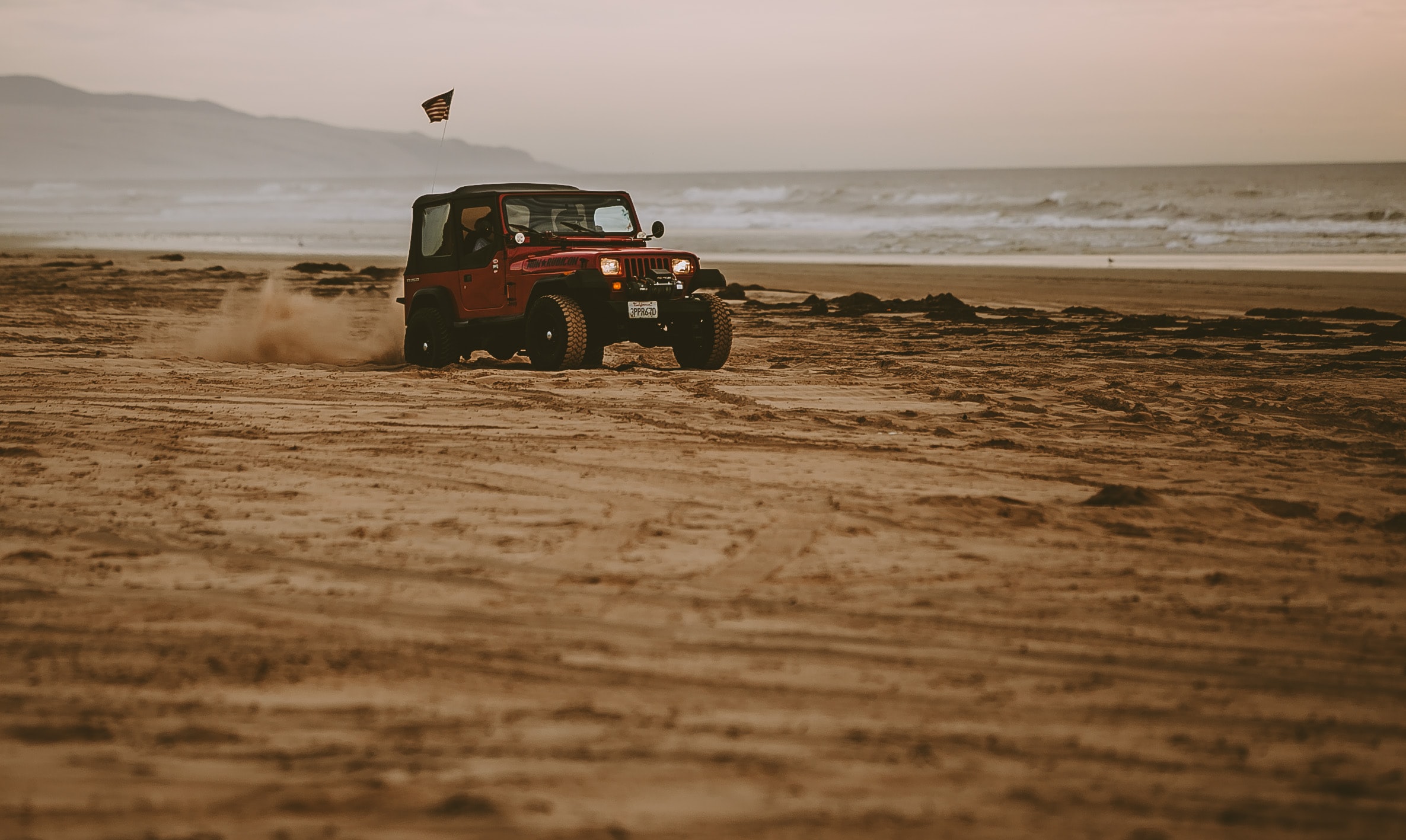 dyno tuning - jeep on field