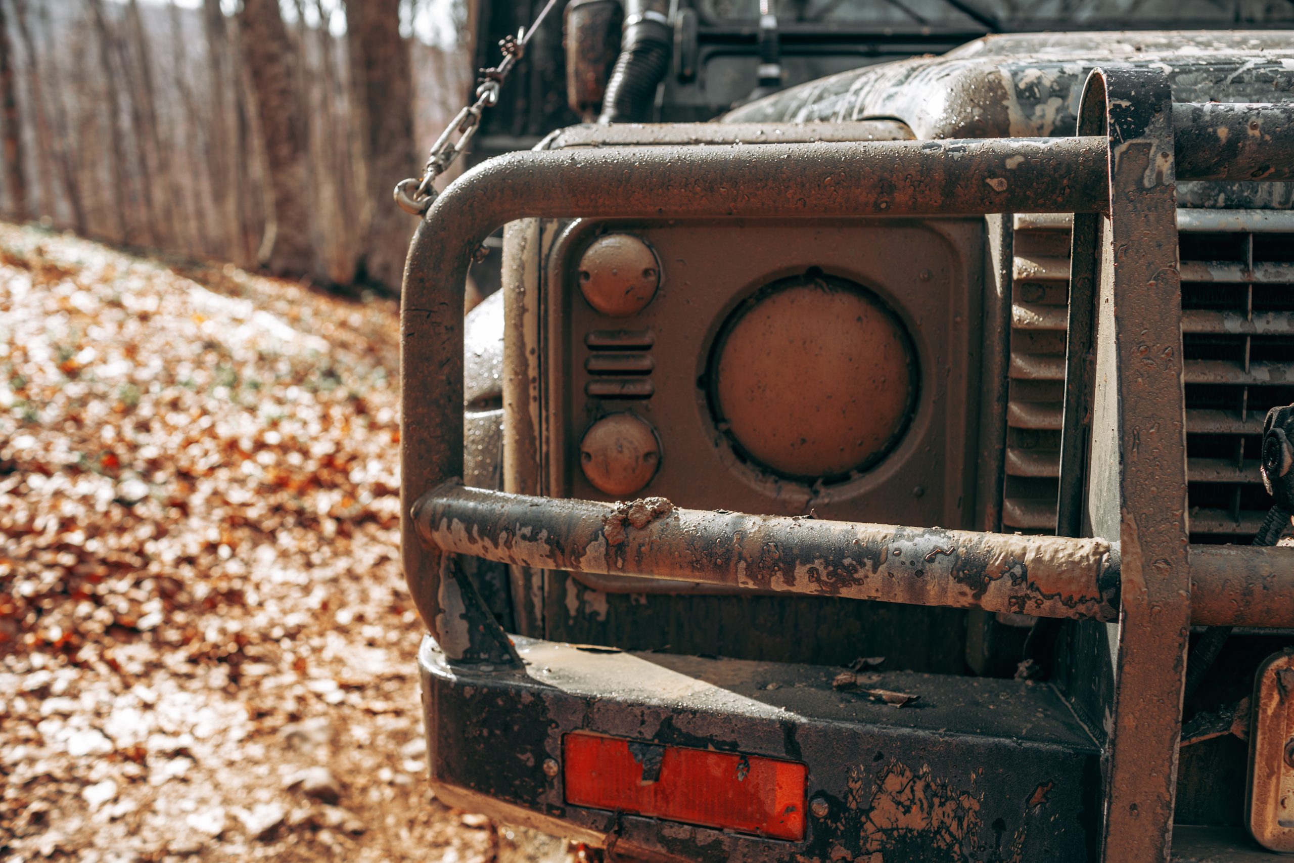 Top 5 Must-Do Maintenance Tips for Diesel Engines - Closeup photo of off road car in mountains