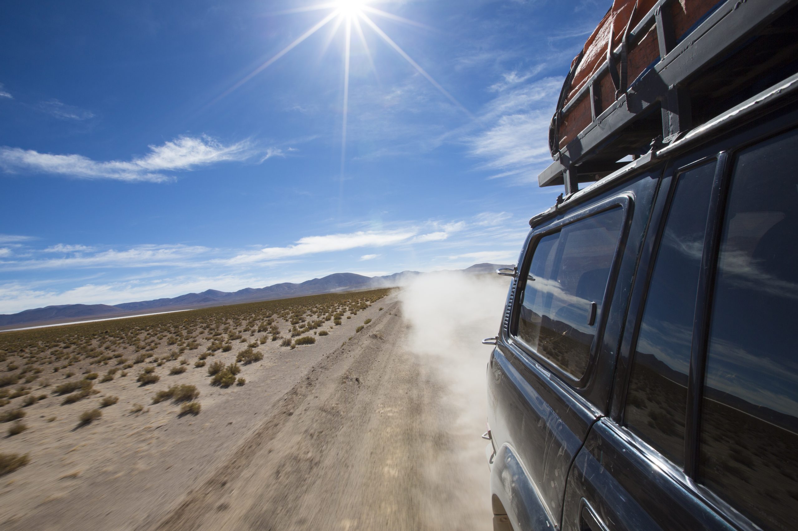 What is a Diesel Engine Tune Up? - Off-road vehicle driving in the Atacama desert, Bolivia