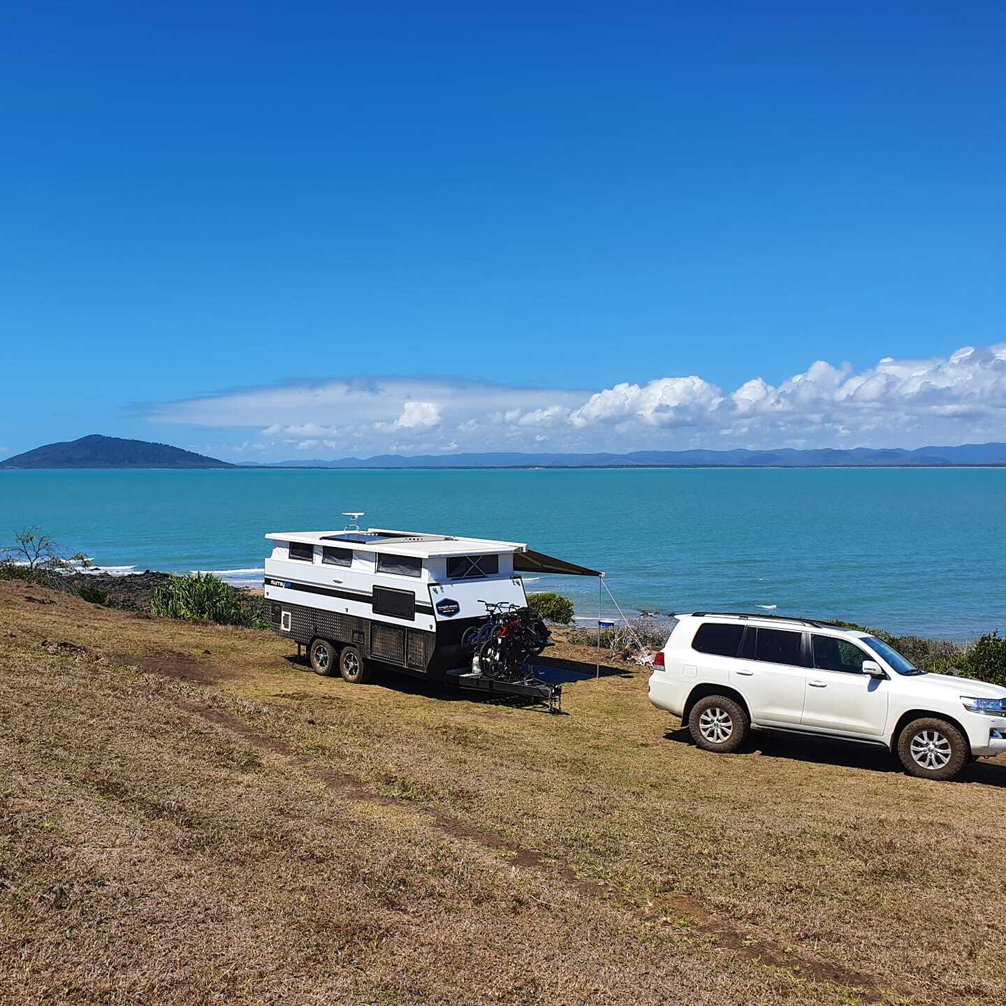 Towing Essentials for Caravans and Trailers - Land Cruiser towing a trailer