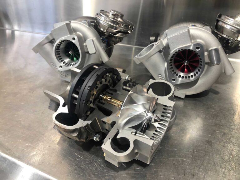 Safe vs Risky Diesel Performance Upgrades - close up of turbochargers at Just Autos