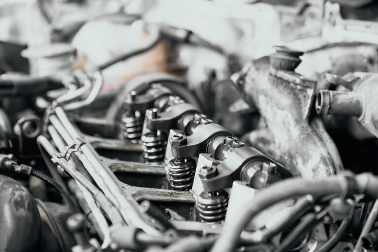 Top Signs of Failing Diesel Fuel Injectors - top of diesel engine showing fuel injectors