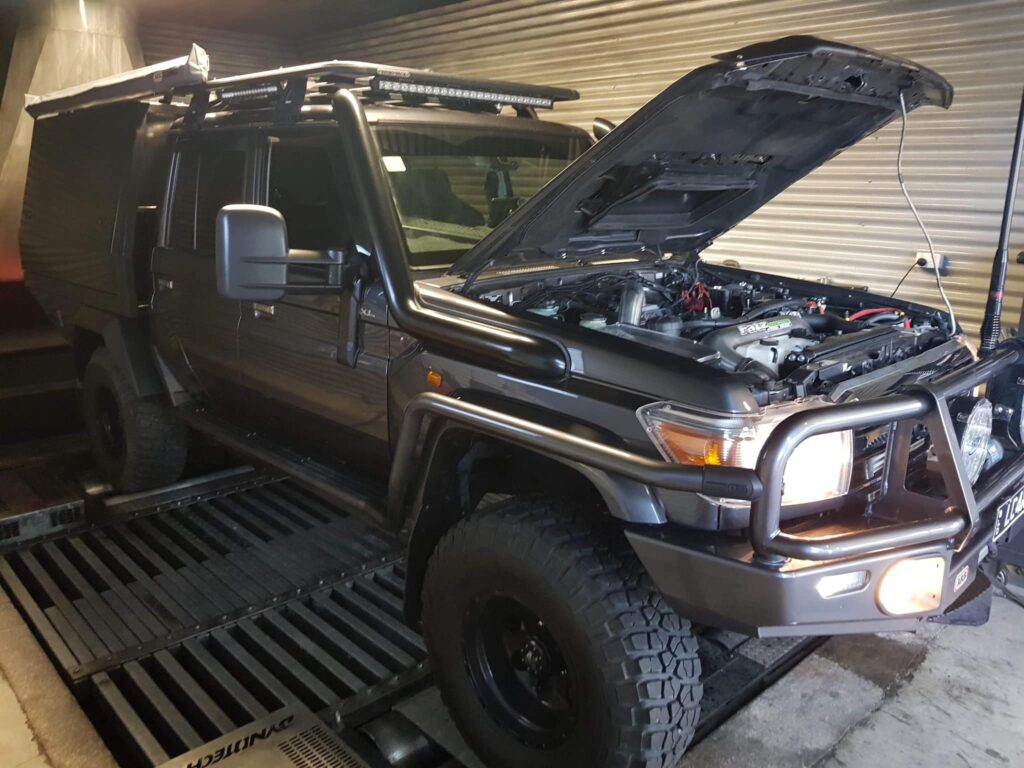 When Last Was Your Toyota Diesel Tuned? - Toyota Land Cruiser getting tuned at Just Autos