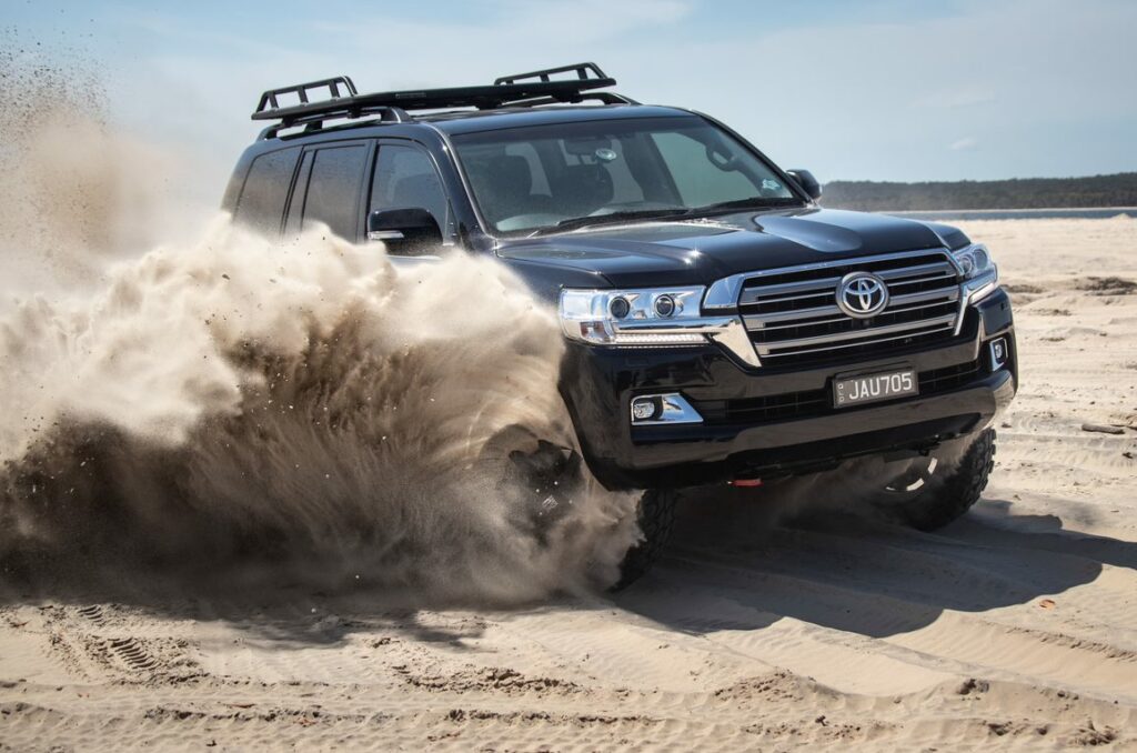 Should You Upgrade Your 200 Series’ Airbox? - Just Autos' 200 Series Land Cruiser driving off road