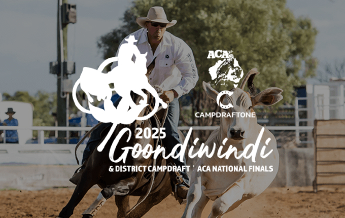 Goondiwindi ACA Campdraft National Finals event banner